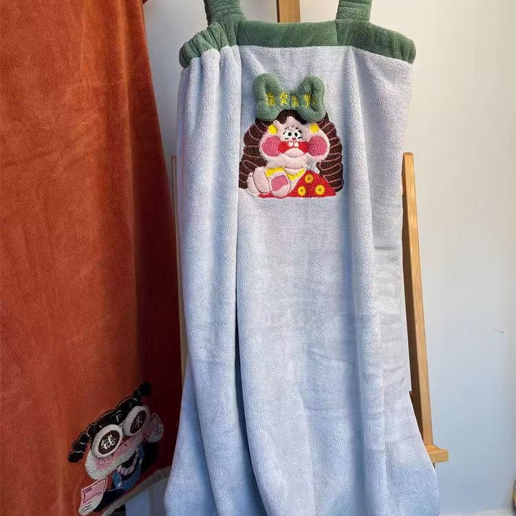 목욕 스커트 블루 80*140