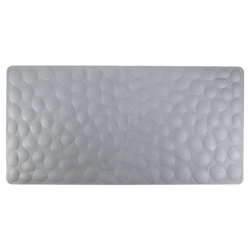 Venta caliente transfronteriza gran baño de goma de guijarros antideslizante alfombra de baño ventosa masaje pedal mat suministros de baño