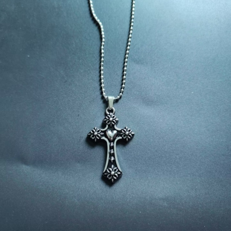 Collana con pendente croce amore personalizzata uomo donna_voghion.com