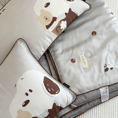 Tencel summer quilt, summer cooling quilt, summer ice silk cool feeling, high-end kindergarten cartoon class A air-conditioning quilt for babies and children