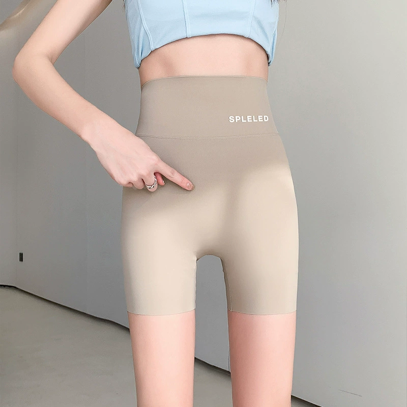 Широкие high-waist формирующие шорты, тонкое защитное белье для коррекции бедер и йоги, многоцветное, размер S–XXXL