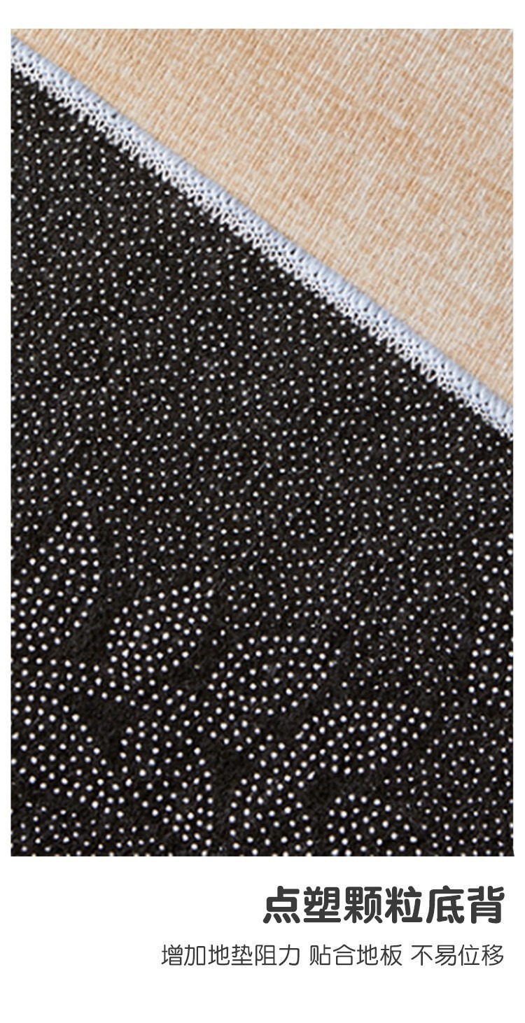 Cross-Border Temu Hot-Selling American Crystal Velvet Floor Mats, Kitchen Water-Absorbing and Oil-Absorbing Easy-Care Floor Mats, Two-Piece Set Can Be Shipped on Behalf of Others