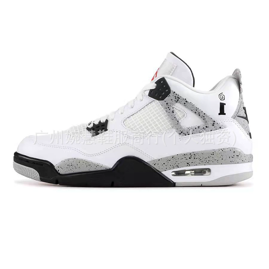 Баскетбольные кроссовки (Air Jordan) AJ4, износостойкая подошва, амортизированная пятка, унисекс 36–46