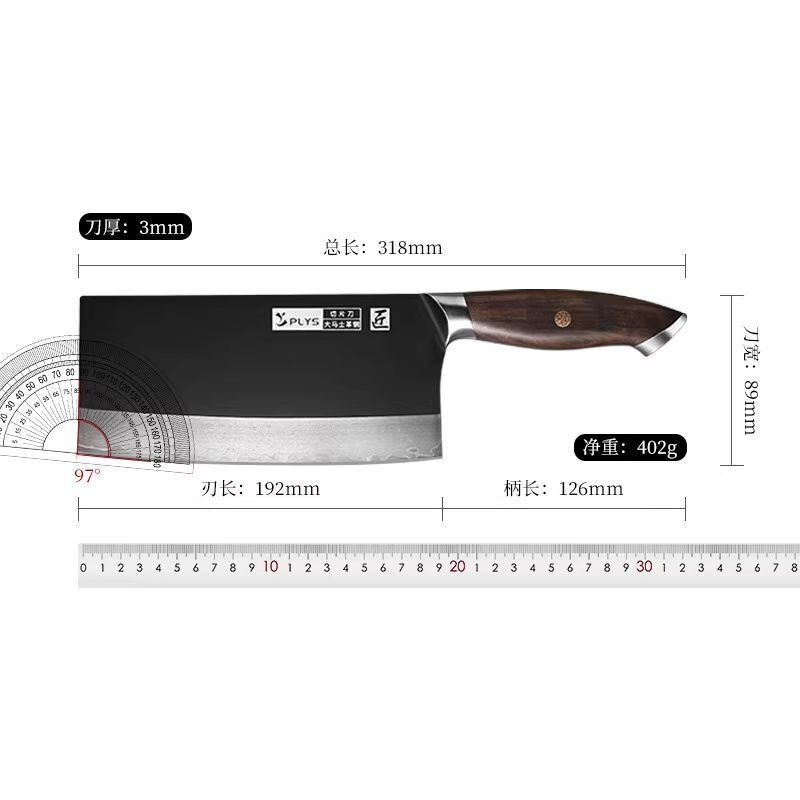 Yangjiang cuchillo de cocina cuchillo de corte de carne de cocinero super rápido afilado forjado cuchillo de cocina para cortar verduras herramientas domésticas pueden ser distribuidas