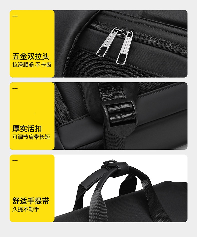Cross-Border Business Rucksack für Herren mit großem Fassungsvermögen, wasserdicht, Pendler-Rucksack, Outdoor-Reiserucksack, leichte Schultertasche für Studenten