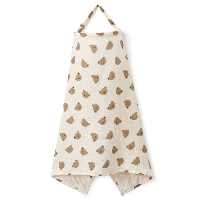 Toalla de Enfermería de algodón Toalla de enfermería para la primavera, el verano y el otoño de ropa de enfermería cubierta de la toalla cubierta de La Herradura