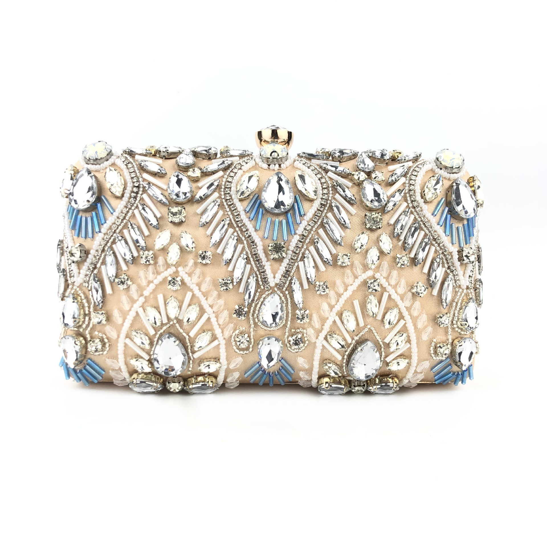 2021 europeo y americano nuevo rhinestone de cuentas noche bolso vestido banquete bolsa Socialite embrague bolso de hombro transfronterizo