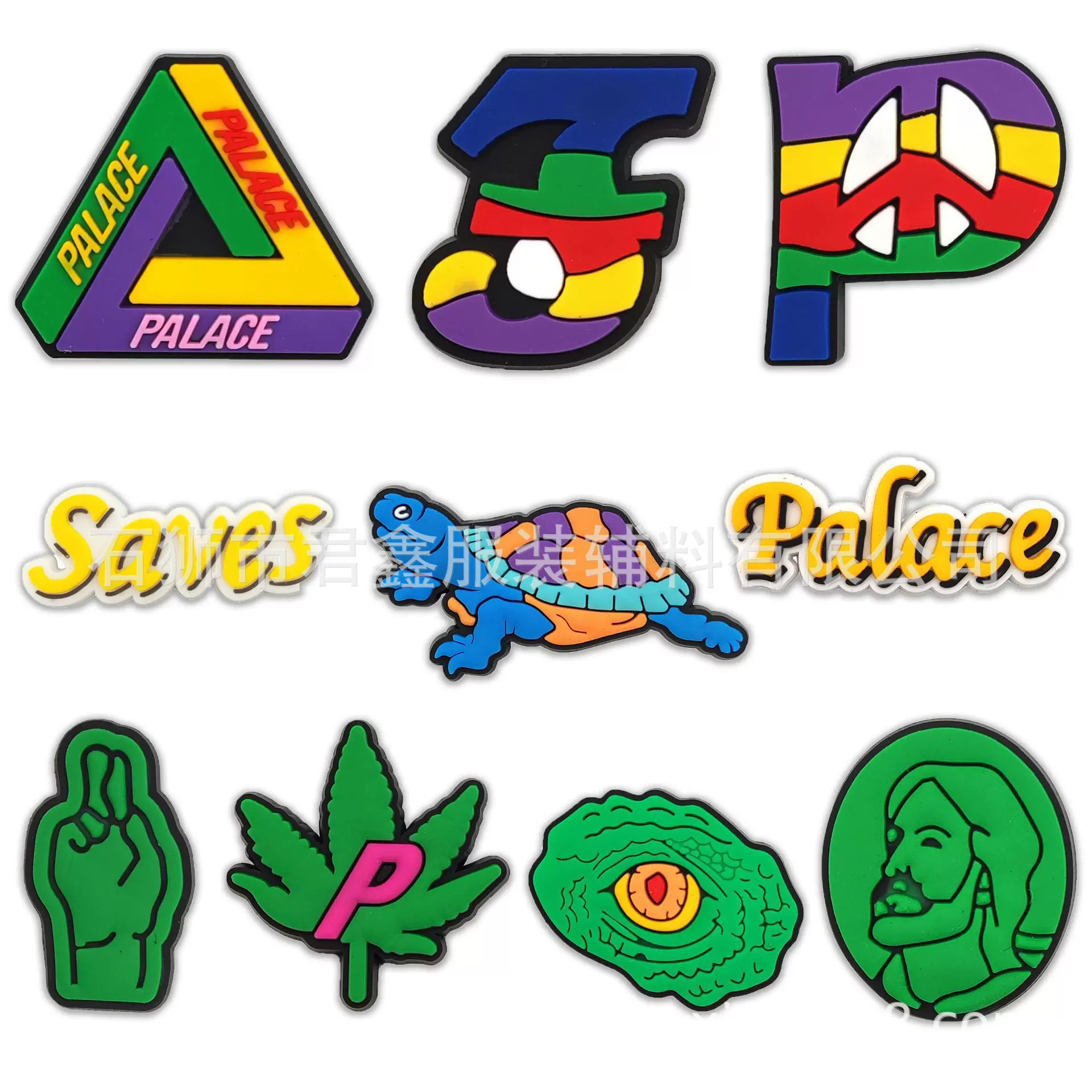 croc洞洞鞋鞋花鞋扣联名款限量款鞋装饰扣朋克欧美风跨境生日礼物