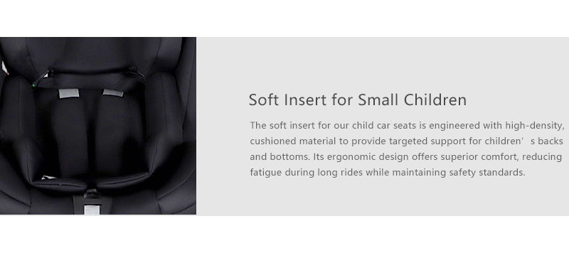 Universal portable infant car safety seat, 360-degree baby booster seat, EU certified