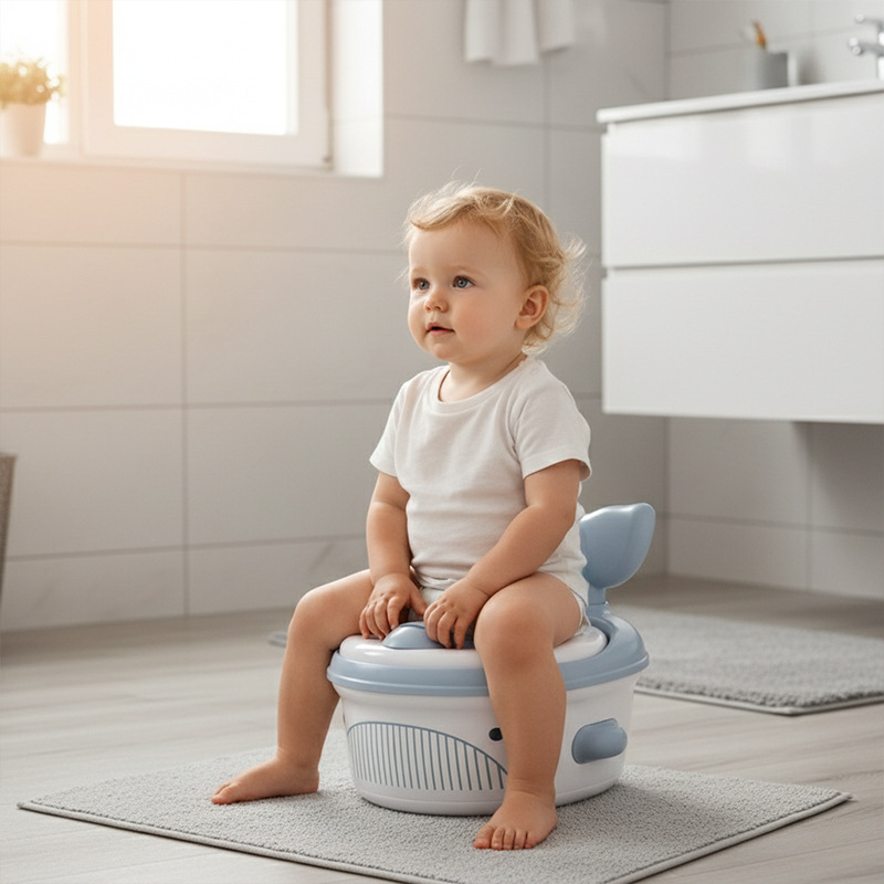 Multifunctional Three-In-One Children's Toilet Household Baby Toilet Toilet Seat Footstool Training Children's Toilet