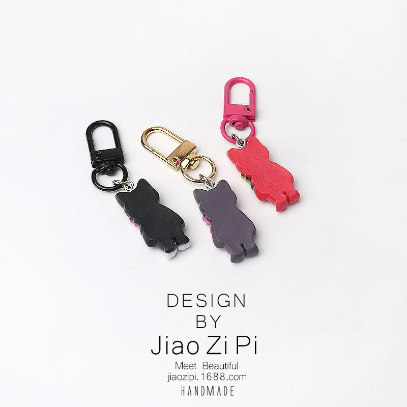 流行は街頭の安い猫のキーホルダーのアイデアを責めます。