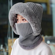 A 34230 Knitted Hat Scarf Set ��֯ñΧ�� ����ѷ�羳ŷ��