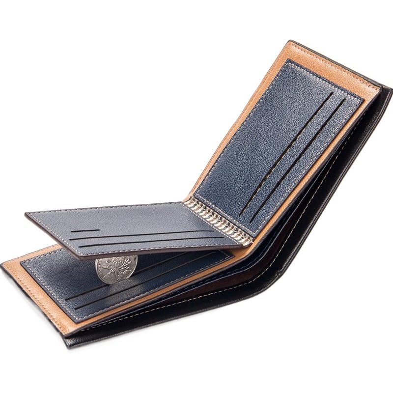 New wallet casual men's short embossed wallet horizontal creative thin wallet manufacturers in stock wholesale