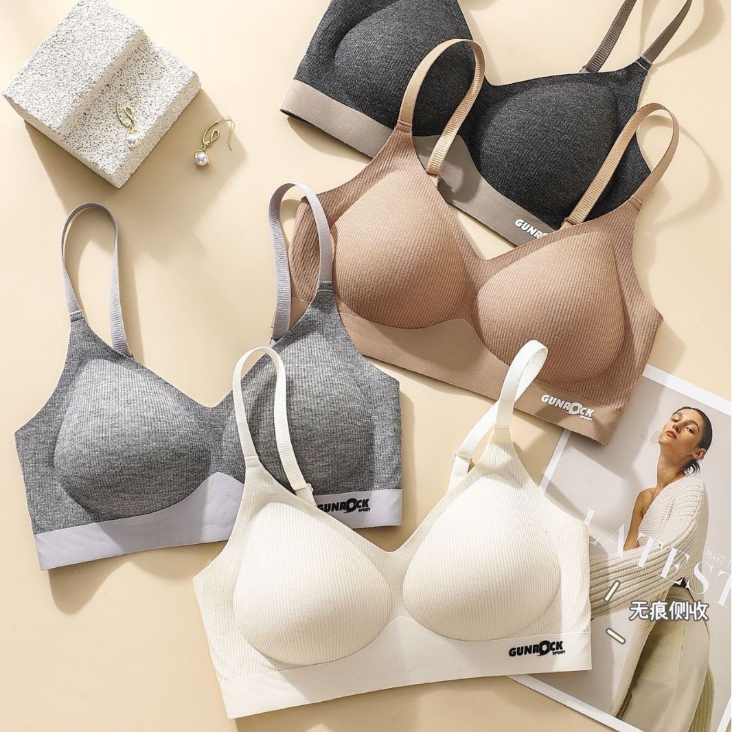 Venta directa de fábrica comercio electrónico transfronterizo Sudeste de Asia Vietnam Tailandia damas sin costuras sujetador de recogida lateral cómodo