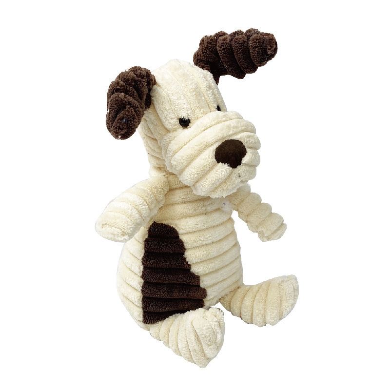 갈색과 흰색 개