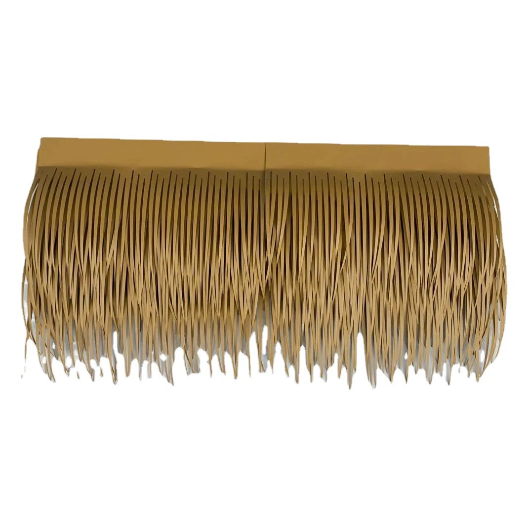 Имитация соломенных черепиц, искусственная соломенная крыша из алюминиевого сплава, декоративная каменная беседка в стиле фермерского дома, огнеупорная и антикоррозийная отделка соломенной крыши