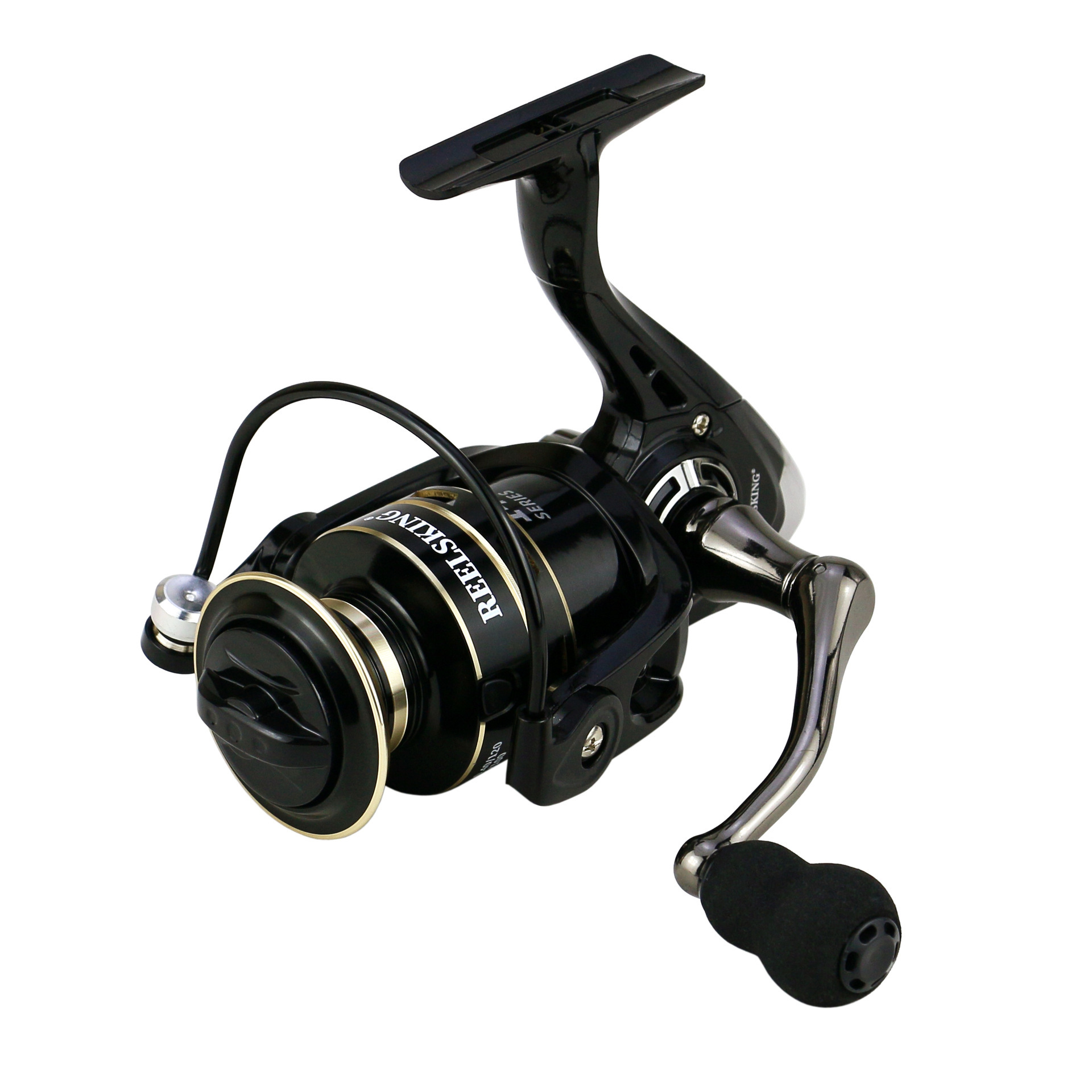 Carrete Giratorio de Pesca de Metal para Pesca en Mar