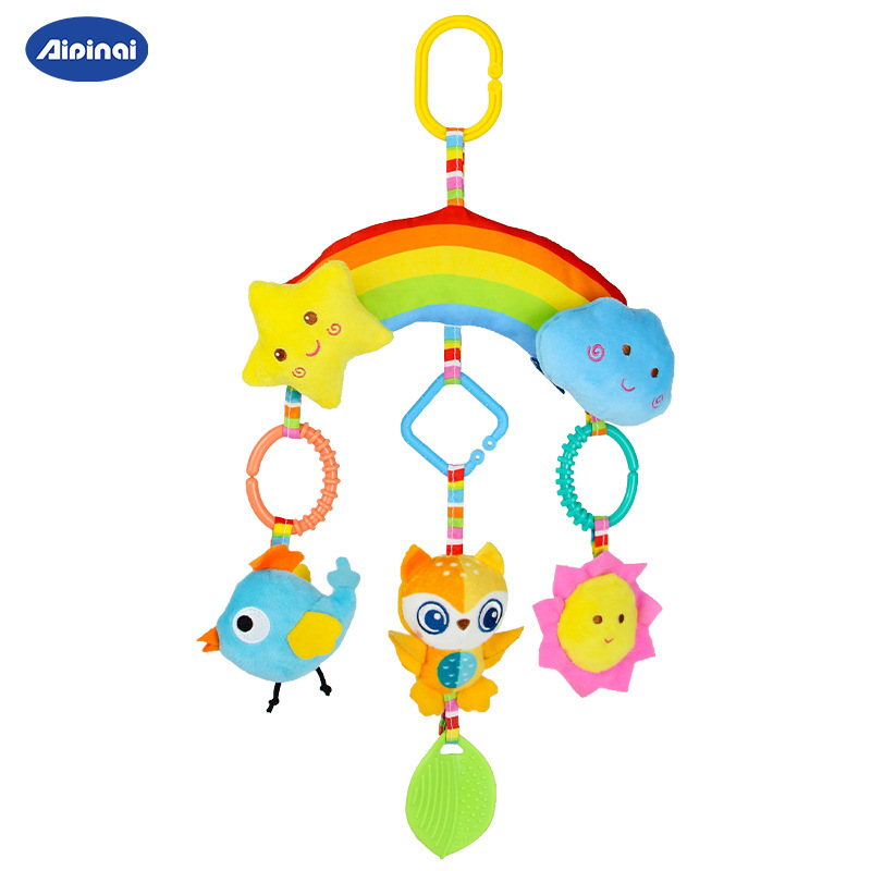 Rainbow Owl coche colgando