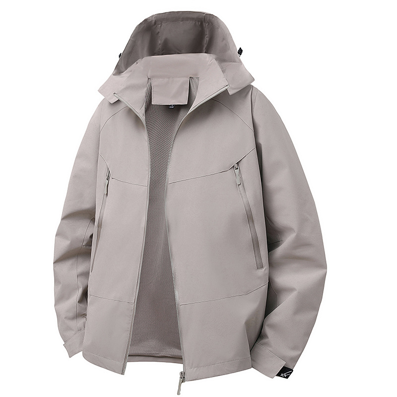 2025 otoño y invierno al aire libre traje de asalto de dos piezas conjunto desmontable chaqueta para hombres y mujeres más terciopelo grueso traje de montaña 3 en 1