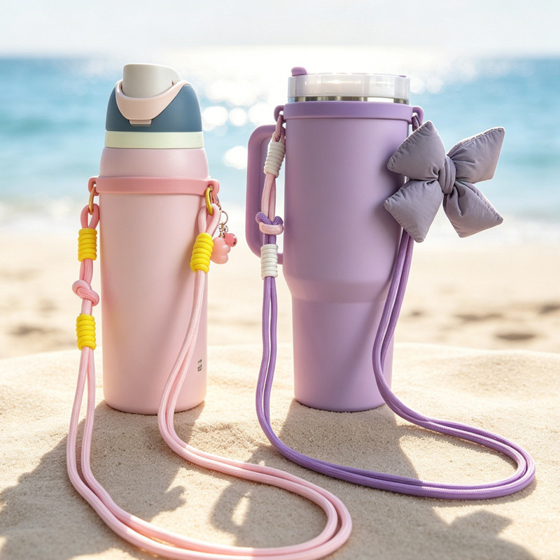 Suitable for Owala Water Bottles, Long Lanyard, Stanley Insulated Cup Crossbody Strap, Water Bottle Long Shoulder Strap, Cup Strap, Cup Sleeve Suitable for Owala Water Bottles, Long Lanyard, Stanley Insulated Cup Crossbody Strap, Water Bottle Long Shoulder Strap, Cup Strap, Cup Sleeve