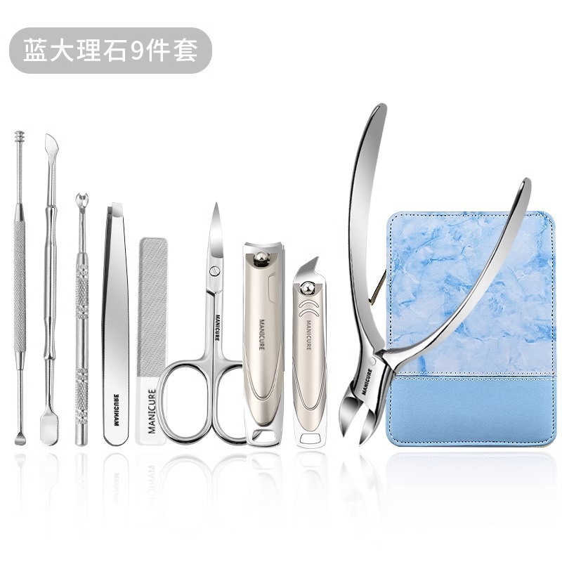 Regalos de venta directa de cortador de uñas conjunto de aleación de zinc alicates de uñas herramientas de manicura herramientas de manicura caseras