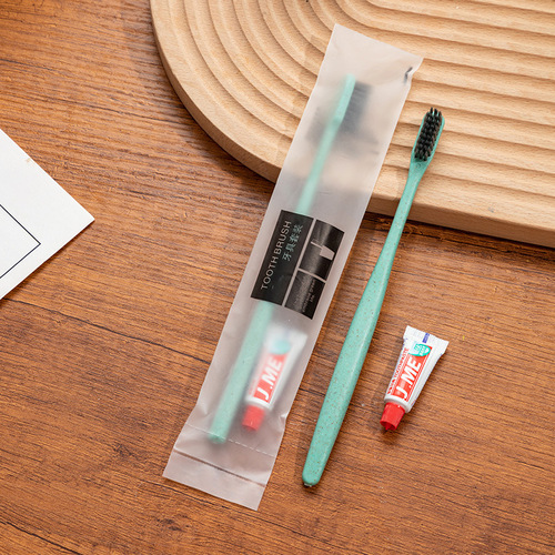 Hotel Disposable Toothbrush Toiletries Set Hotel B&B Toothbrush Toothpaste Soft Bristle Manufacturer Wholesale Customization