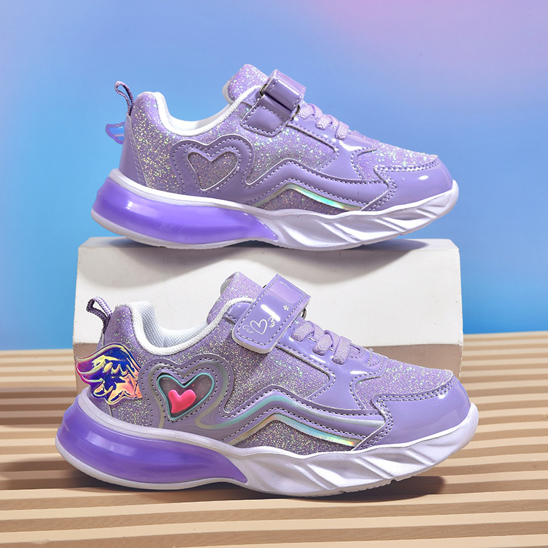 Yituo's New Spring and Summer Children's Shoes, Led Light-Up Shoes for Girls, Kids' Sports Luminous Shoes, Korean Style Light-Up Shoes, Lightweight