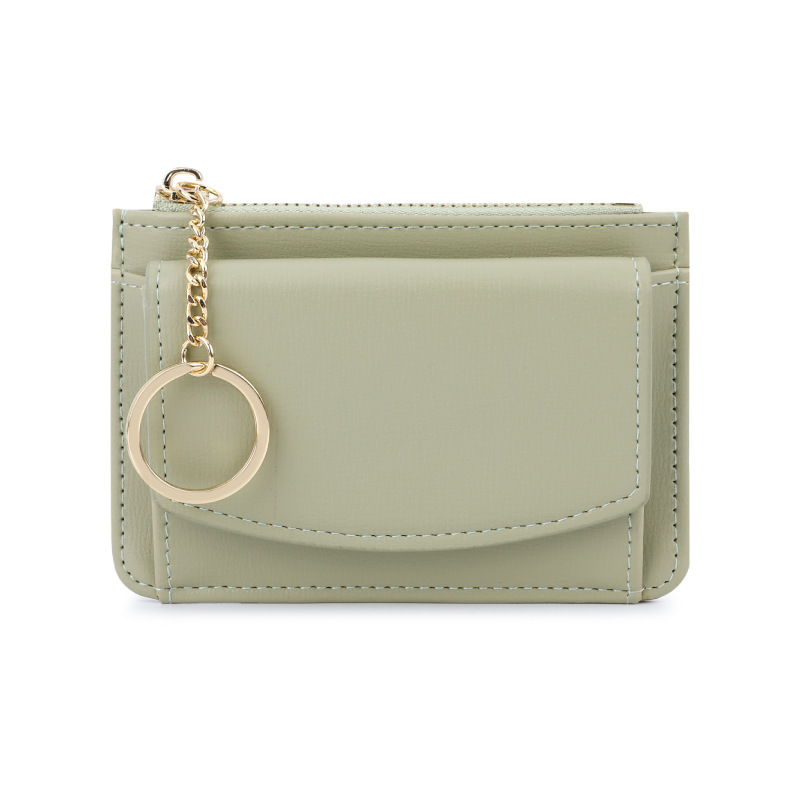 Telian nuevo portatarjetas transfronterizo titular de la tarjeta estudiante comida tarjeta cubierta protectora multi-Tarjeta llavero monedero de la moneda de las mujeres