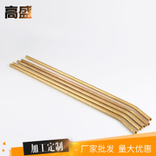 厂家制造黄铜盘圆管子弯管H68精密空心铜管加工各类铜管金属件