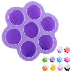Silicone baby food box children's fruit baked food storage box sealed crisper ice tray ice ball mold