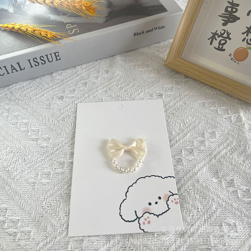 气质韩系五角星蝴蝶结diy饰品首饰配件珍珠串珠高级服饰品辅料|undefined