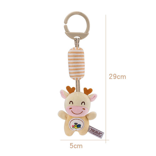TOLOLO baby wind chime cartoon animal children's stroller bed pendant BB device plush toy soothing wind chime toy