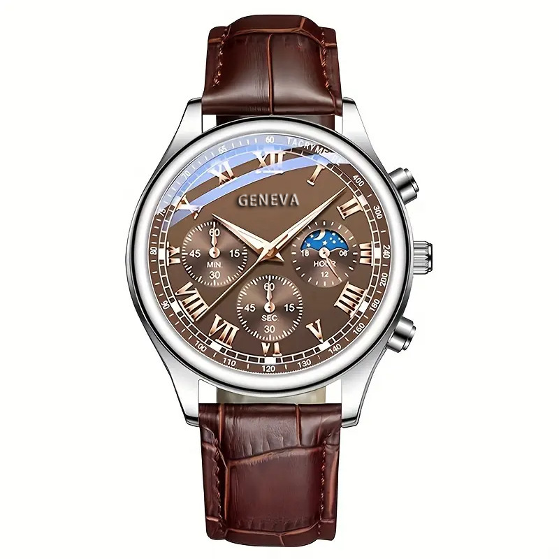 Swiss watch, belt, men's quartz watches, men's watch, direct factory sales, high-quality style 5