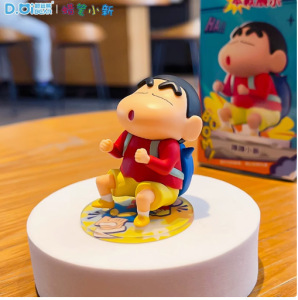クリエイティブクレヨンしんちゃんダイナミックバトルブラインドボックスおもちゃ漫画車のインテリアアクセサリー卒業シーズントレンディなサプライズギフト|undefined