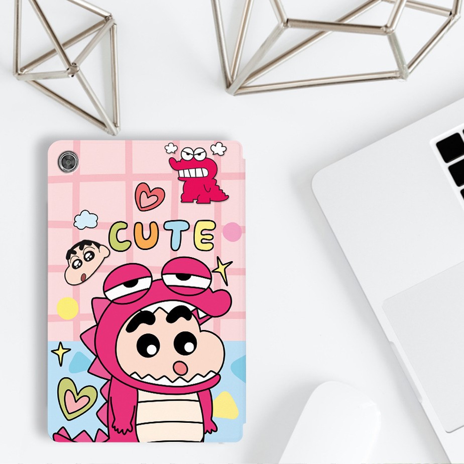 Suitable for Lenovo Tablet M10 Plus Protective Cover Cartoon Crayon Shin-Chan Pad 10.6inch Painted Sleep