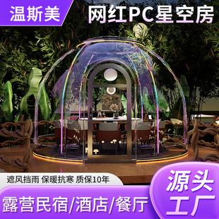 Star Room Internet Celebratory Restaurant Bubble House Outdoor Homestay Transparent Tent Glass Sunshine Room Scenic Villa Hotel