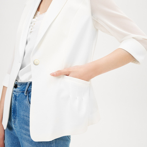 Black suit coat buttons for men and women, cashmere coat buttons, high-end metal and diamond-studded buttons for outerwear, white.