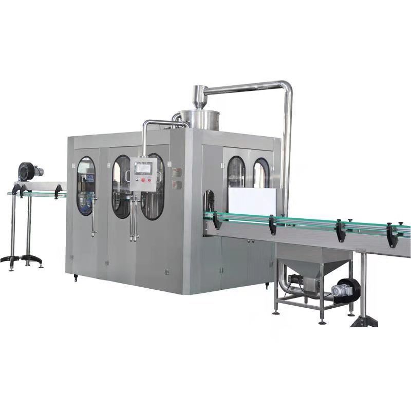 玻璃瓶灌装机啤酒拉环盖灌装机含汽饮料机械四合一