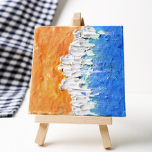 diy材料包立体肌理画批发 小插油画 创意浮雕摆件礼物手工肌理画