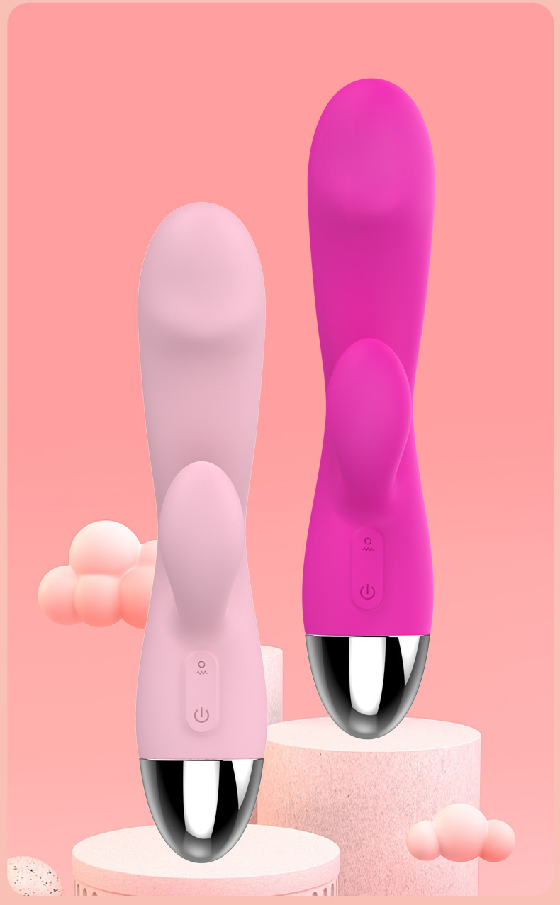 Dual-Head Vibrator with 12 Vibration Modes, Skin-Friendly Silicone, 18.5 cm — detail image 29