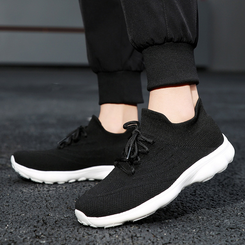 Outdoor-Paar Damen Sommersport, fliegendes gewebtes Mesh, atmungsaktiv, leicht, weich besohlte Tourismus-Wandersockenschuhe,_voghion.com