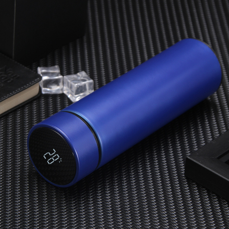 Taza térmica de acero inoxidable con pantalla LED inteligente