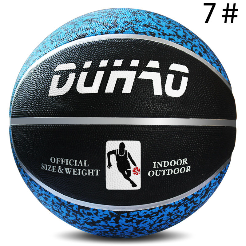 DH # 7 Camuflaje Bola de goma azul y negro