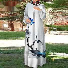 跨境宽松女士长款连衣裙（一件代发，图片不限，价格可谈）