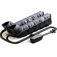 空気波脚マッサージ器気圧携帯クロスボーダー脚マッサージ器充電タイプ4腔6腔8腔黒色
