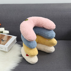 Factory direct selling pet supplies Cat pillow U-shaped pillow to protect cervical spine, comfortable and soft for deep sleep, fresh color