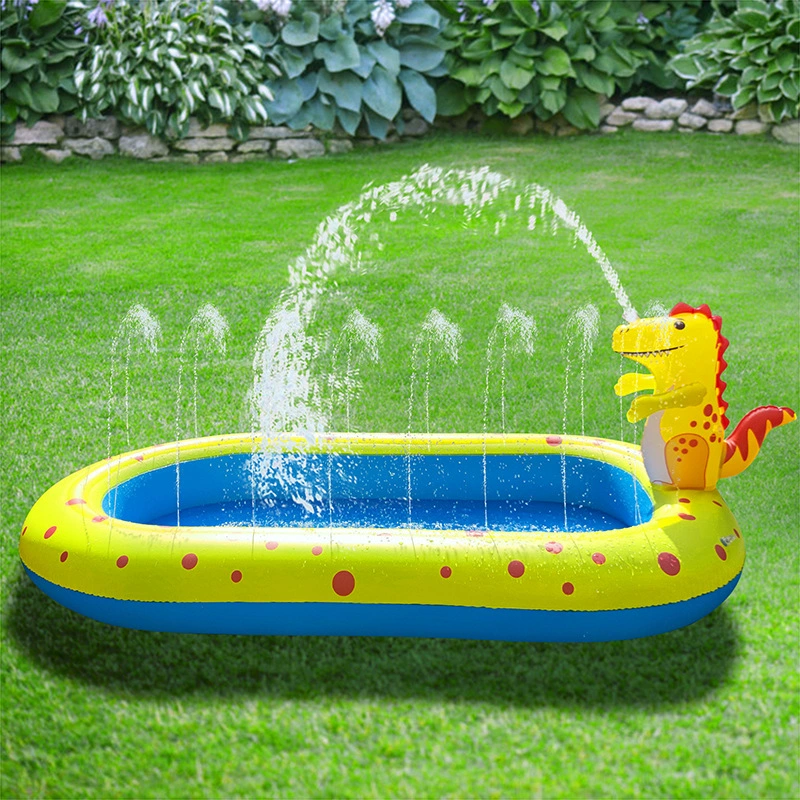 Водный надувной динозавр для игры в воде, водная горка, бассейн, игрушка