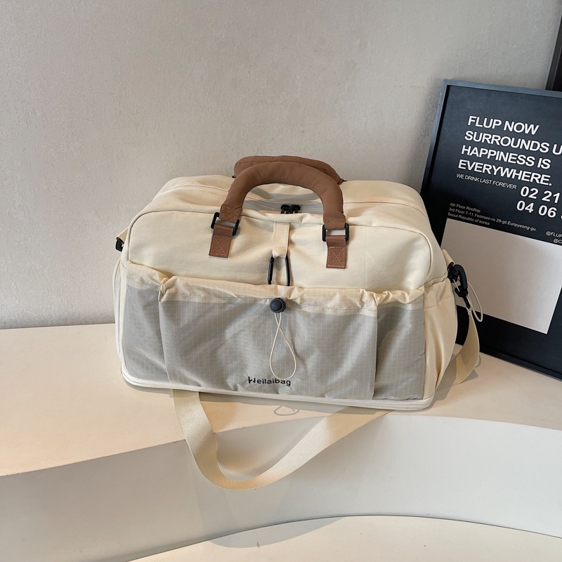 Nueva bolsa de gimnasio para hombres alta capacidad de separación seca y húmeda bolsa de natación de hombro bolso de viaje corto portátil para mujeres