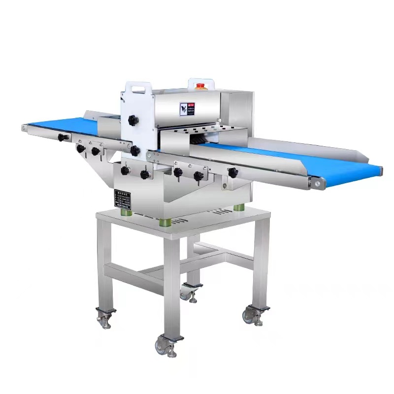 五花肉腊肉切肉条机 全自动商用鲜肉切条机 微冻肉切条机切片机