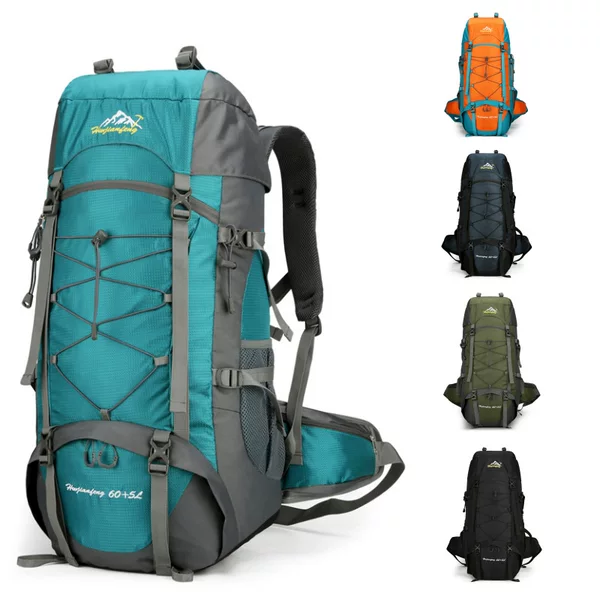 New Cross-Border Backpack, Large-Capacity Outdoor Mountaineering Bag, Men's and Women's Hiking Bag, Camping Backpack, Sports Backpack